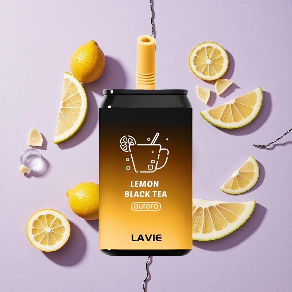 Czarna Herbata Cytrynowa LAVIE Aurora 11000 Puffs 22ML Poland vape wholesale