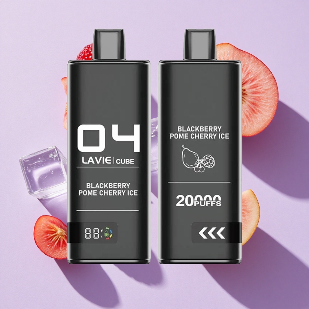 Jeżyna Granat Wiśnia Lód Lavie Cube 20000 Zaciągnięć Jednorazowy Vape Poland vape wholesale