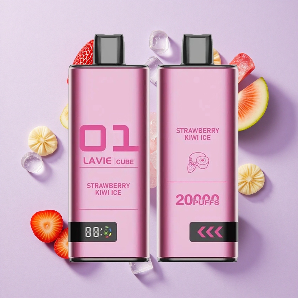 Truskawka Kiwi Lód Lavie Cube 20000 Dmuchnięć Poland vape wholesale