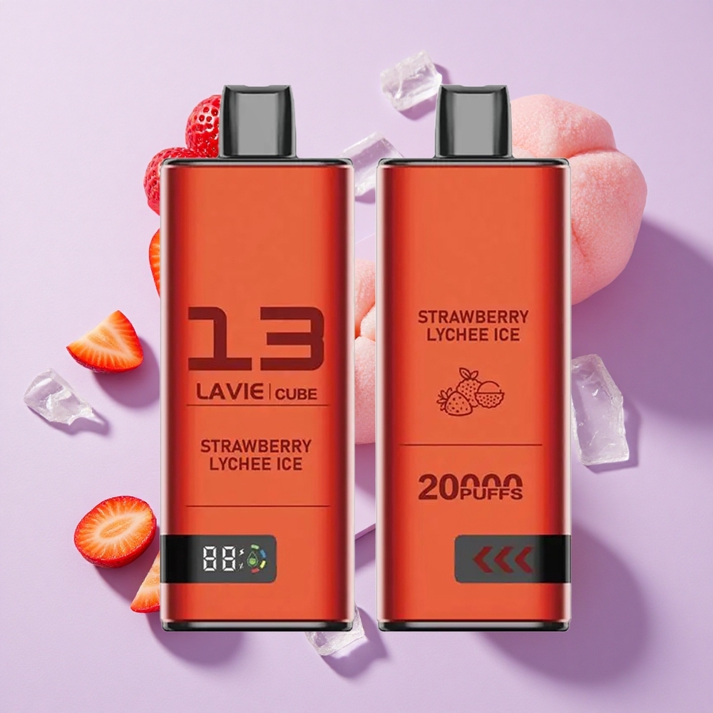 Truskawka Liczi Lód Lavie Cube 20000 Płynów Poland vape wholesale