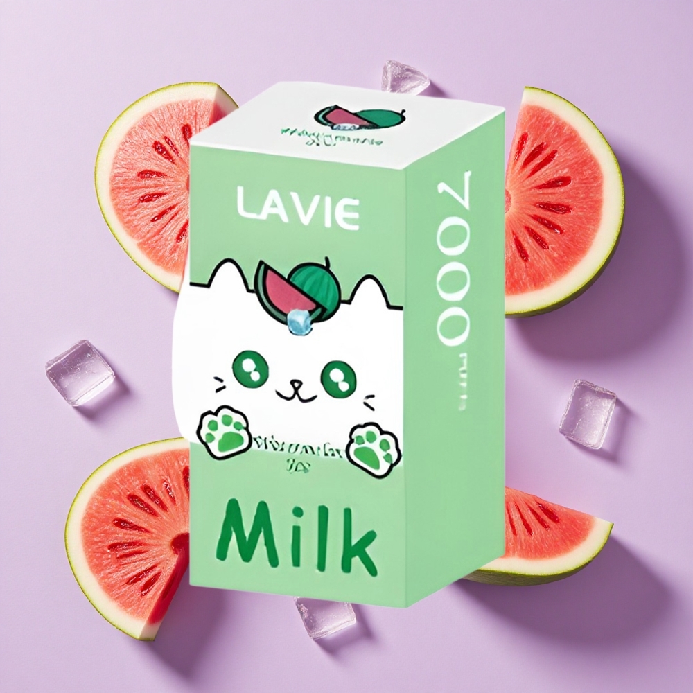 Arbuzowy Lód LAVIE Milk 7000 Puffs 16ML Poland vape wholesale