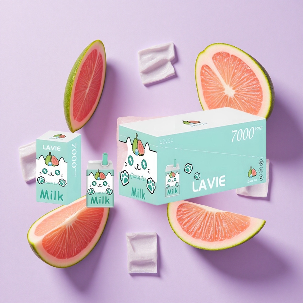 Guawa Lód LAVIE Milk 7000 Puffs 16ML Poland vape wholesale