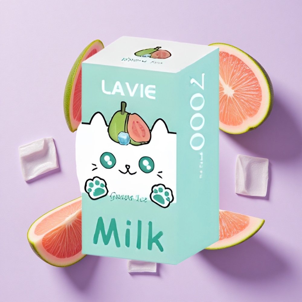 Guawa Lód LAVIE Milk 7000 Puffs 16ML Poland vape wholesale