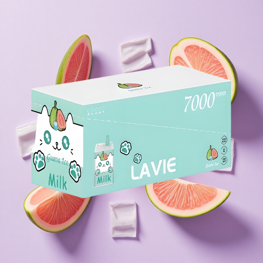 Guawa Lód LAVIE Milk 7000 Puffs 16ML Poland vape wholesale