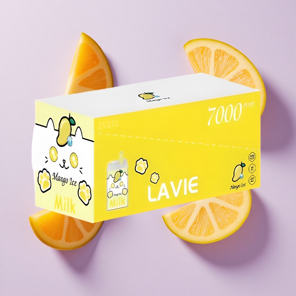 Mango Lód LAVIE Milk 7000 Puffs 16ML Poland vape wholesale