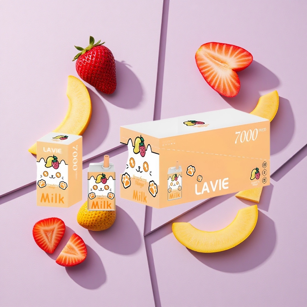 Truskawka Mango LAVIE Milk 7000 Puffs 16ML Poland vape wholesale