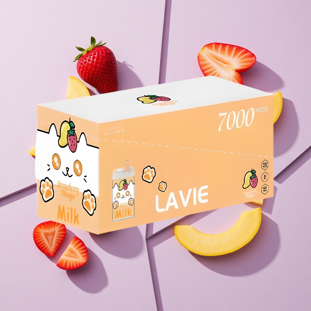 Truskawka Mango LAVIE Milk 7000 Puffs 16ML Poland vape wholesale