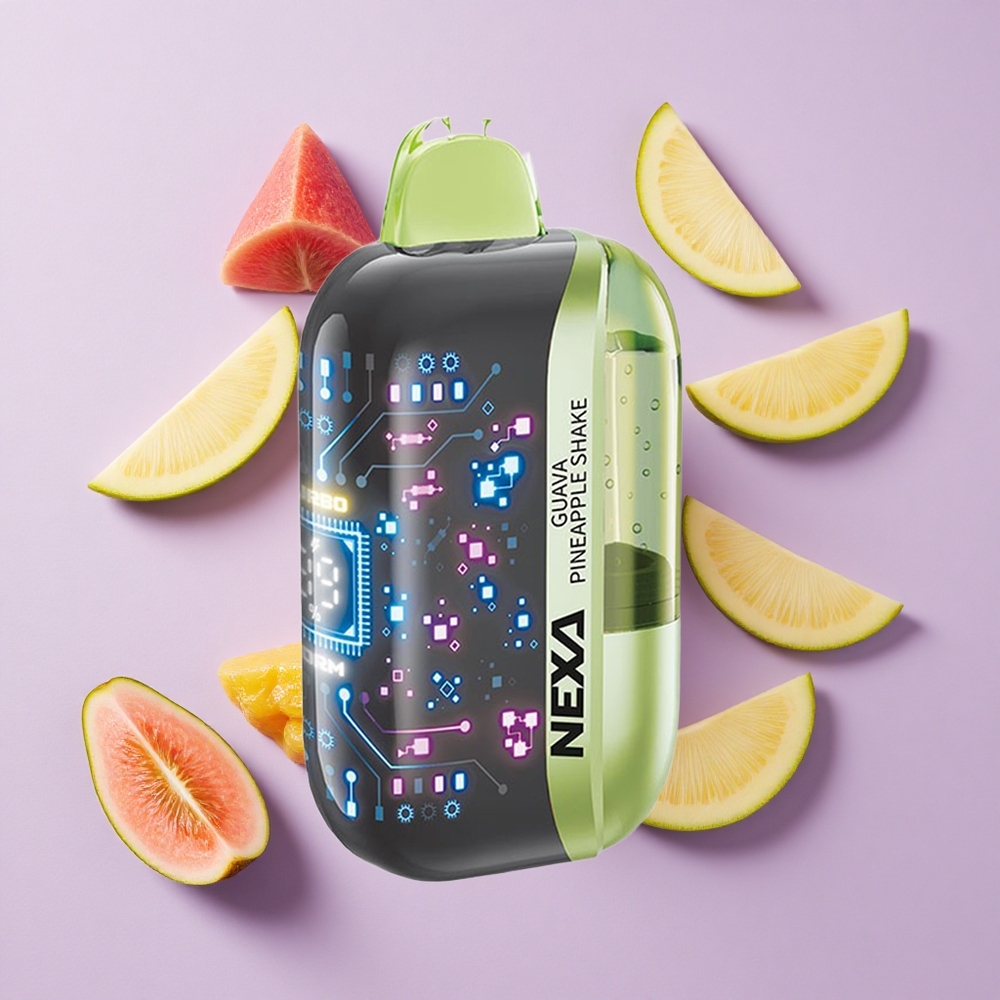 Guawa Ananas Koktajl NEXA Ultra 50000 Puffs Wyświetlacz 3D Poland vape wholesale