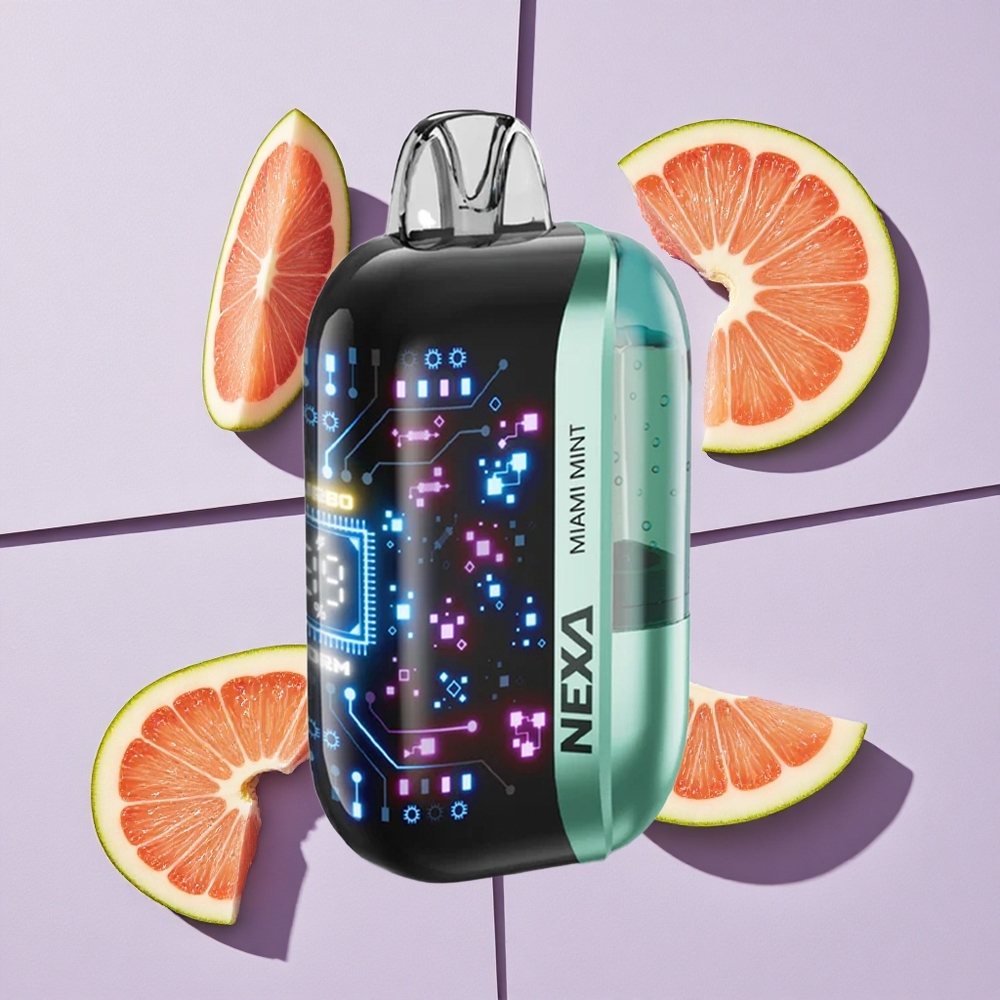 Miętowa Miami NEXA Ultra 50000 Zaciągnięć 20ml Pojemność Poland vape wholesale