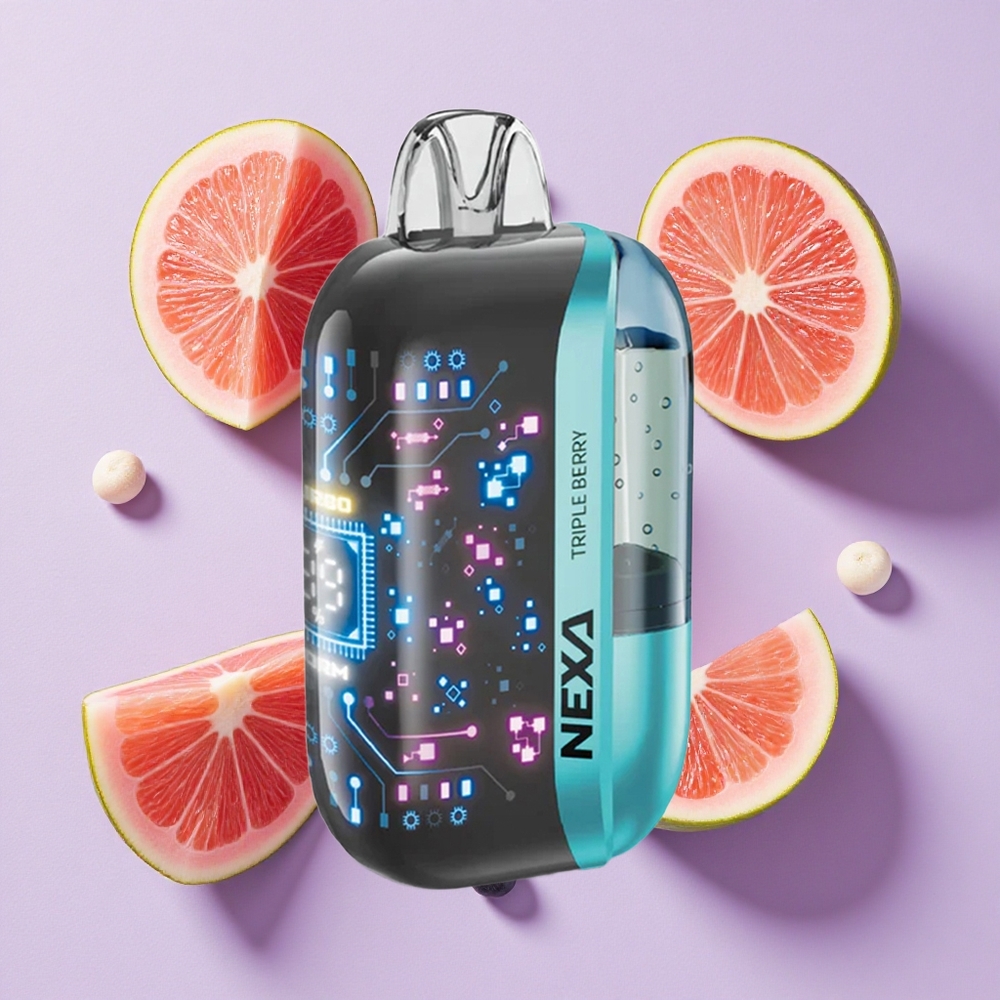 Potrójne Jagody NEXA Ultra 50000 Puffs Wyświetlacz 3D Poland vape wholesale