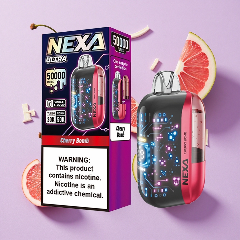 Wiśnia NEXA Ultra 50000 Puffs 20ml Pojemność Poland vape wholesale