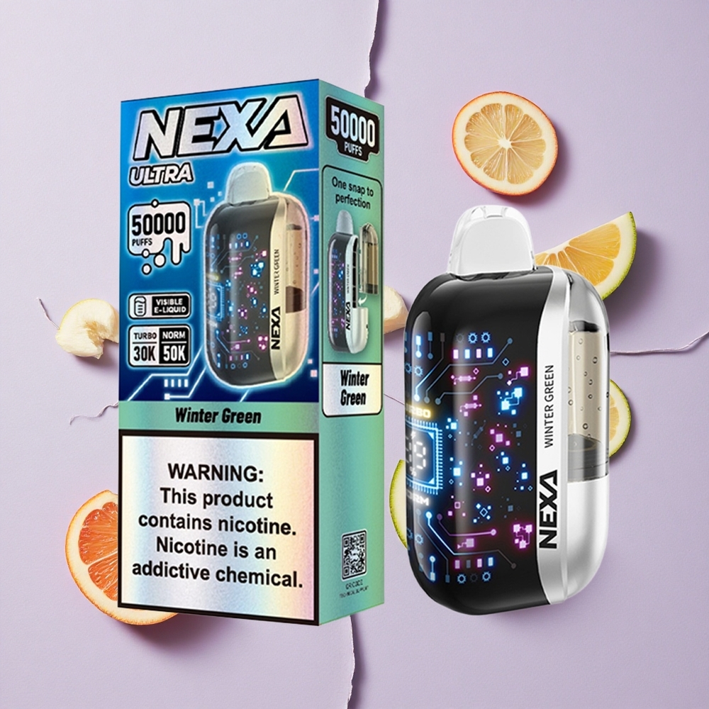 Zimowa Zielony NEXA Ultra 50000 Puffs 20ml Poland vape wholesale