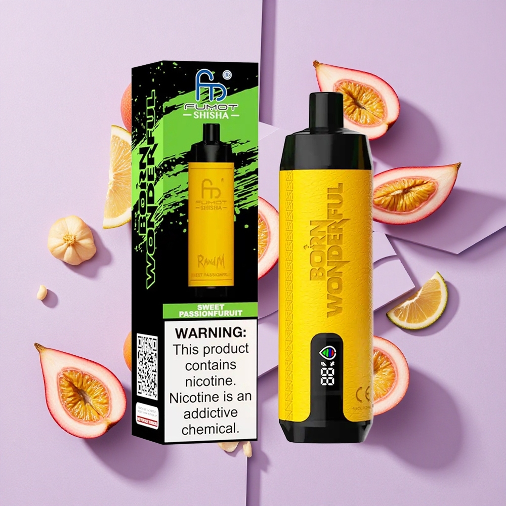 Słodka Męczennica RandM Fumot 10000 Puffs LED Wskaźnik Poland vape wholesale
