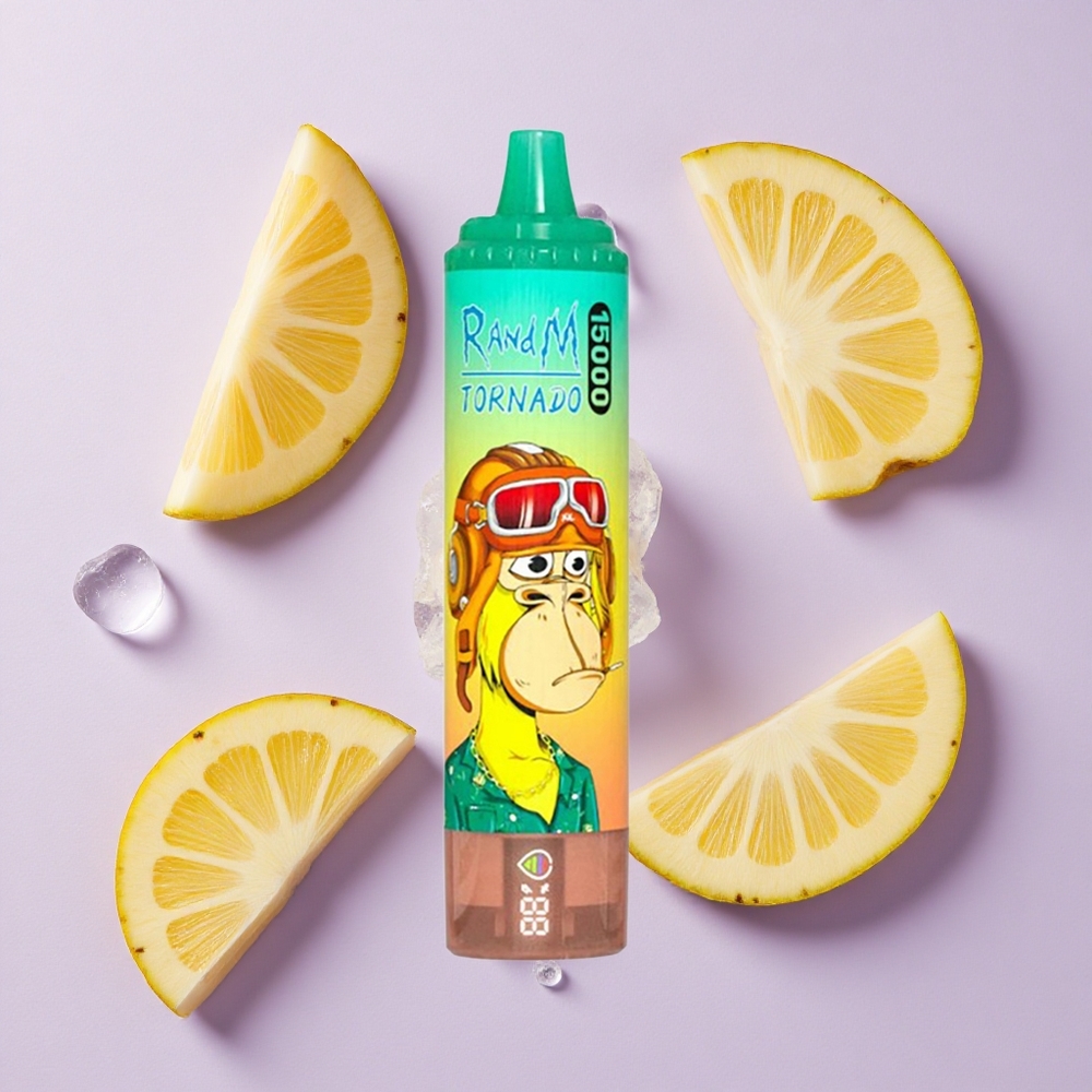 Ananas Lód RandM Fumot Tornado 15000 Puffs LCD Poland vape wholesale