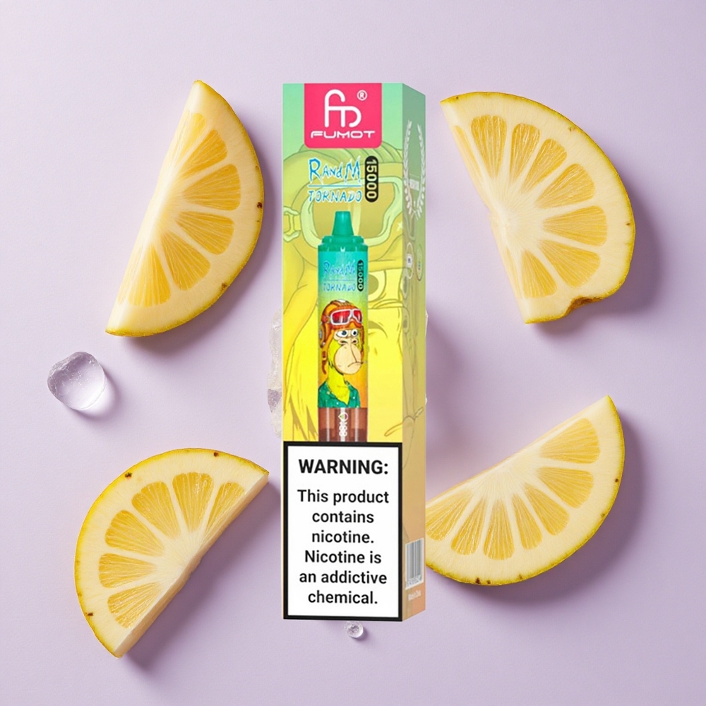 Ananas Lód RandM Fumot Tornado 15000 Puffs LCD Poland vape wholesale