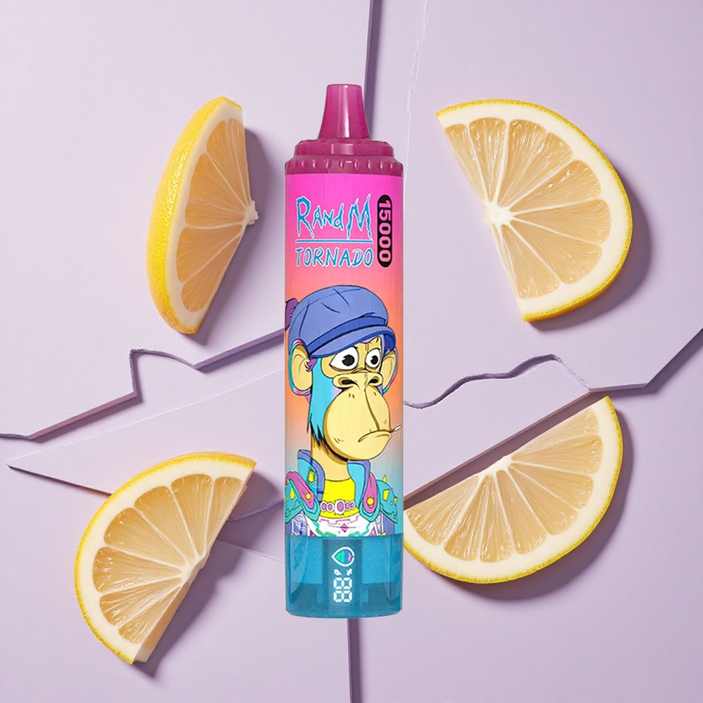 Lemonada RandM Fumot Tornado 15000 Puffs Wyświetlacz LCD Poland vape wholesale