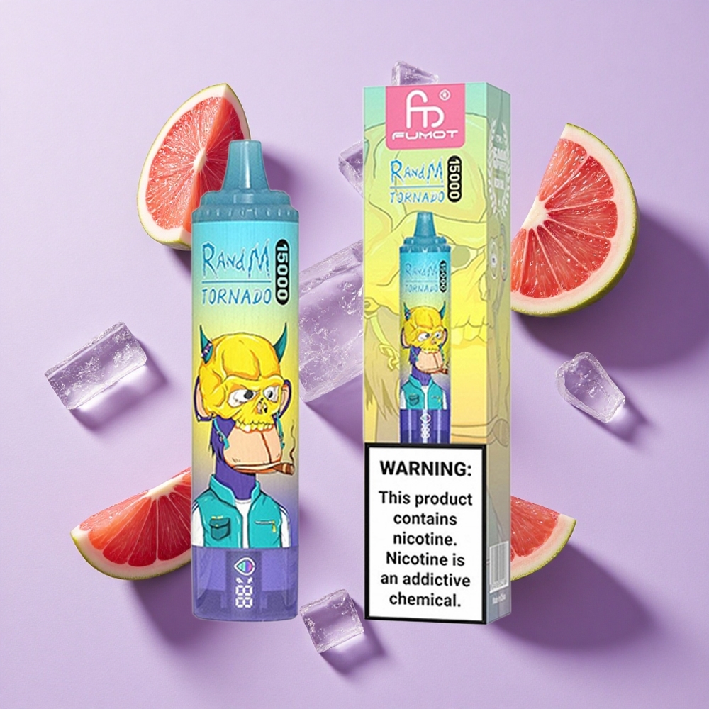 Lodowy Winogron RandM Fumot Tornado 15000 Puffs 25ml Poland vape wholesale