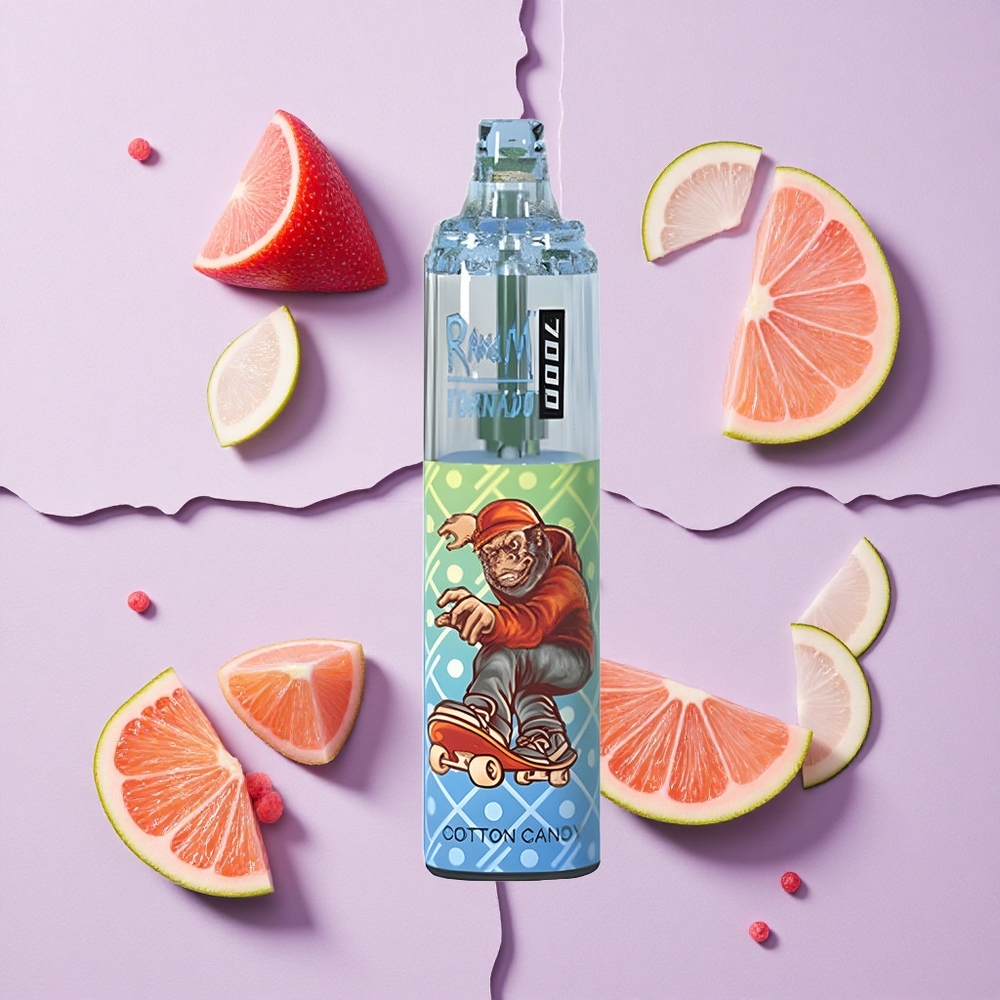 Karmelowa Watowa Kombinacja RandM Fumot Tornado 7000 Puffs Poland vape wholesale