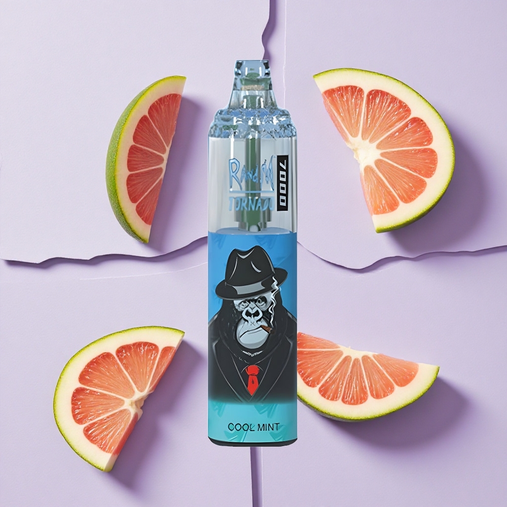 Mięta Chłodna RandM Fumot Tornado 7000 Puffs Mesh Poland vape wholesale
