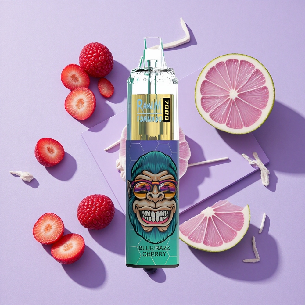 Niebieska Malina Wiśnia RandM Fumot Tornado 7000 Puffs Poland vape wholesale