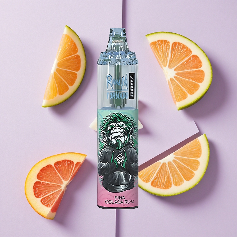Pina Colada Rum RandM Fumot Tornado 7000 Puffs Poland vape wholesale