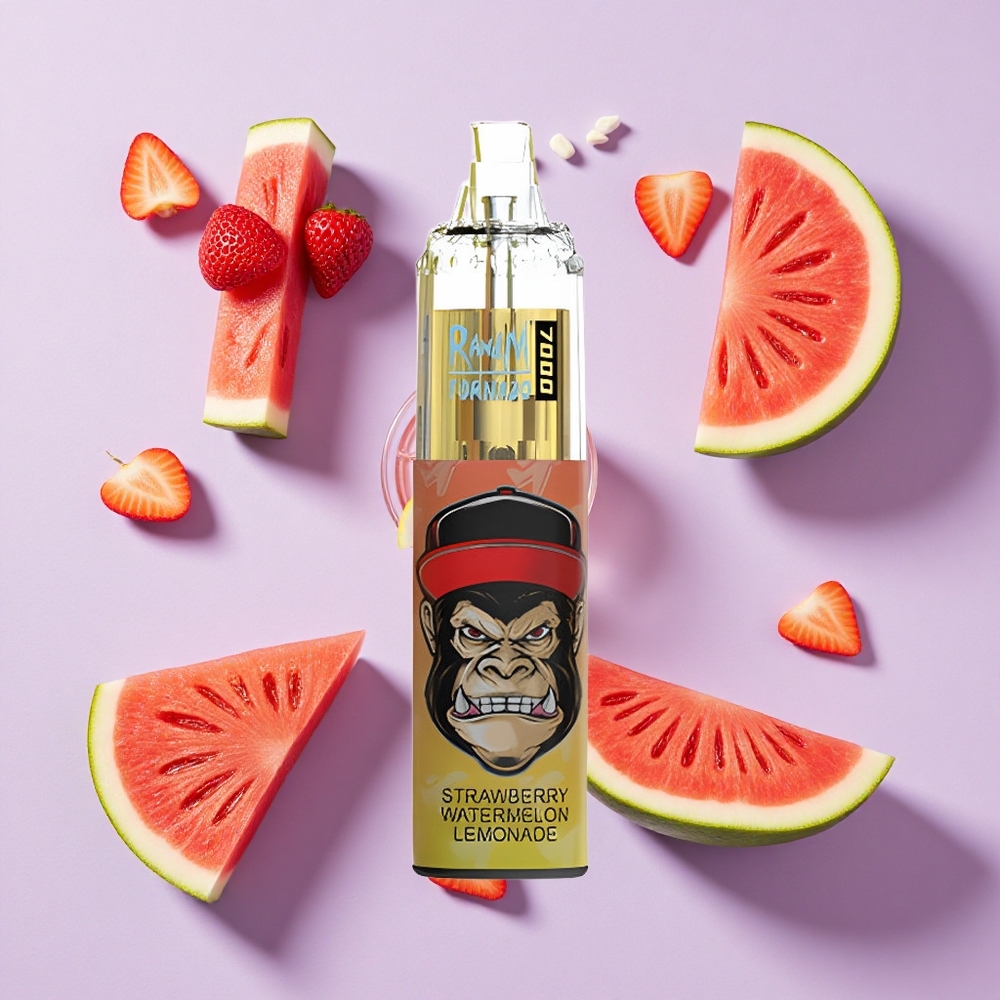 Truskawka Arbuz Lemoniada RandM Fumot Tornado 7000 Puffs RGB Light Poland vape wholesale