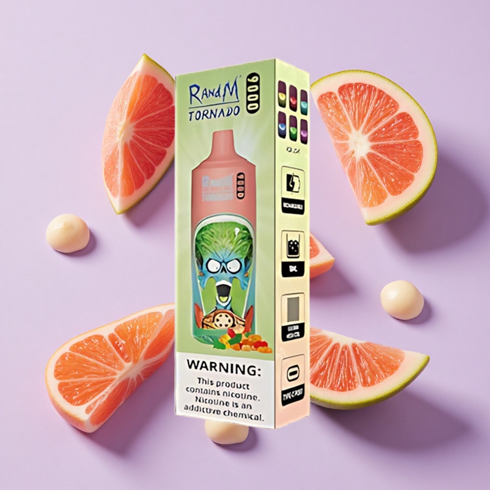 Miś Gummy RandM Fumot Tornado 9000 Puffs Wyświetlacz RGB Poland vape wholesale
