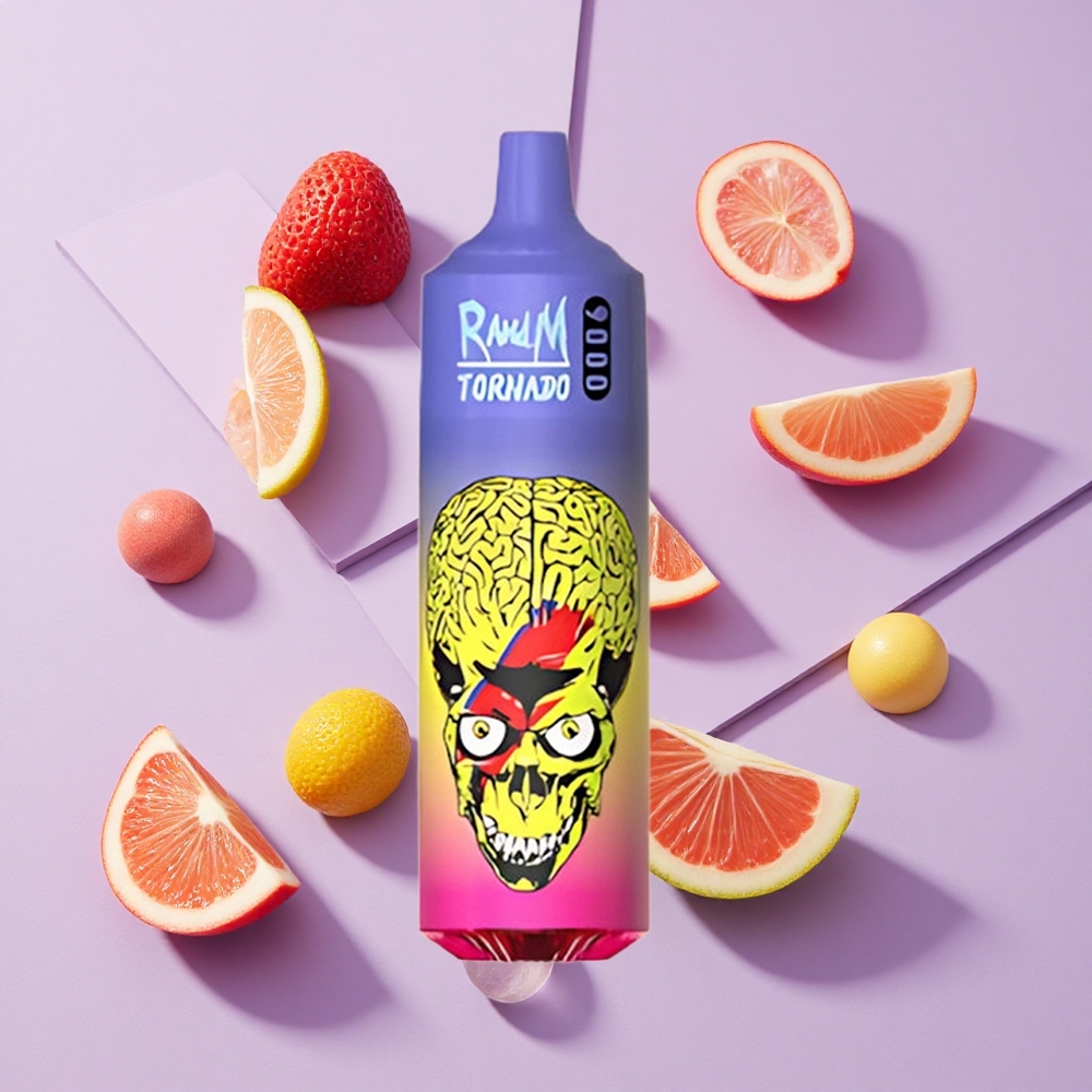 Skittles RandM Fumot Tornado 9000 Puffs Jednorazowy Vape Pojemność e-liquidu 18 ml Poland vape wholesale