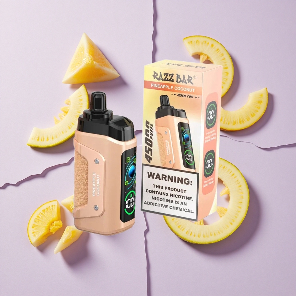 Ananas Kokos Razz Bar 45000 Puffs 20 mg/ml Nikotyna Poland vape wholesale