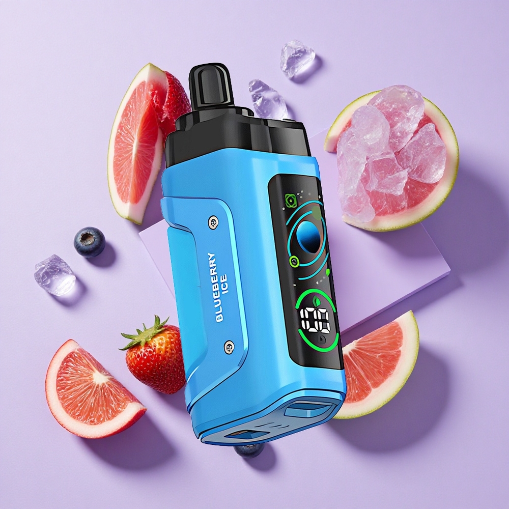 Borówka Lód Razz Bar 45000 Puffs Typ-C Ładowanie Poland vape wholesale