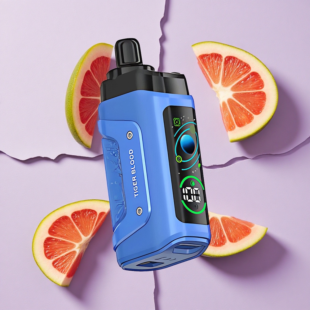 Połączenie Smaków Krew Tygrysa Razz Bar 45000 Puffs z Regulacją Przepływu Powietrza Poland vape wholesale