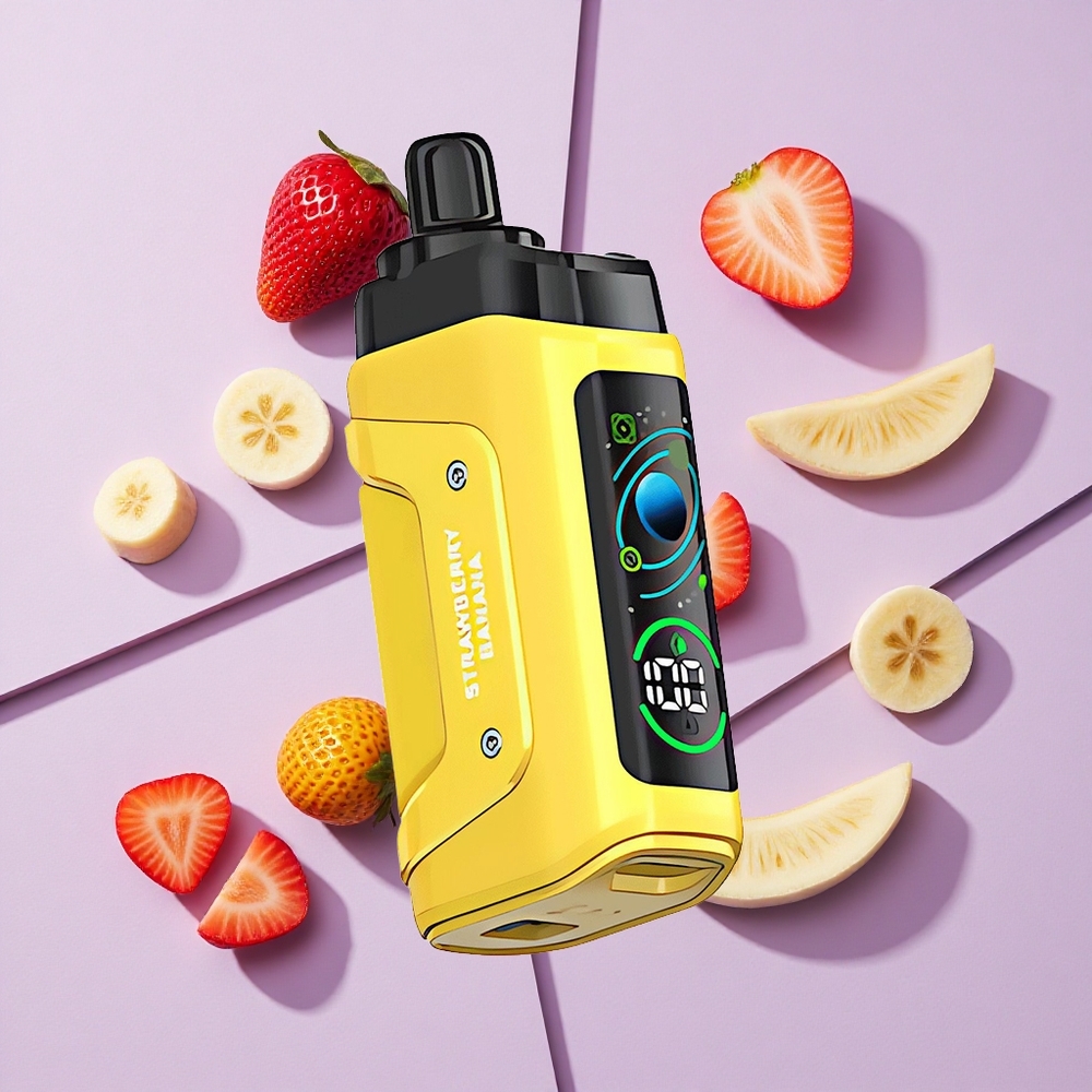 Truskawka Banan Razz Bar 45000 Puffs z Wymienną Przepływem Powietrza Poland vape wholesale