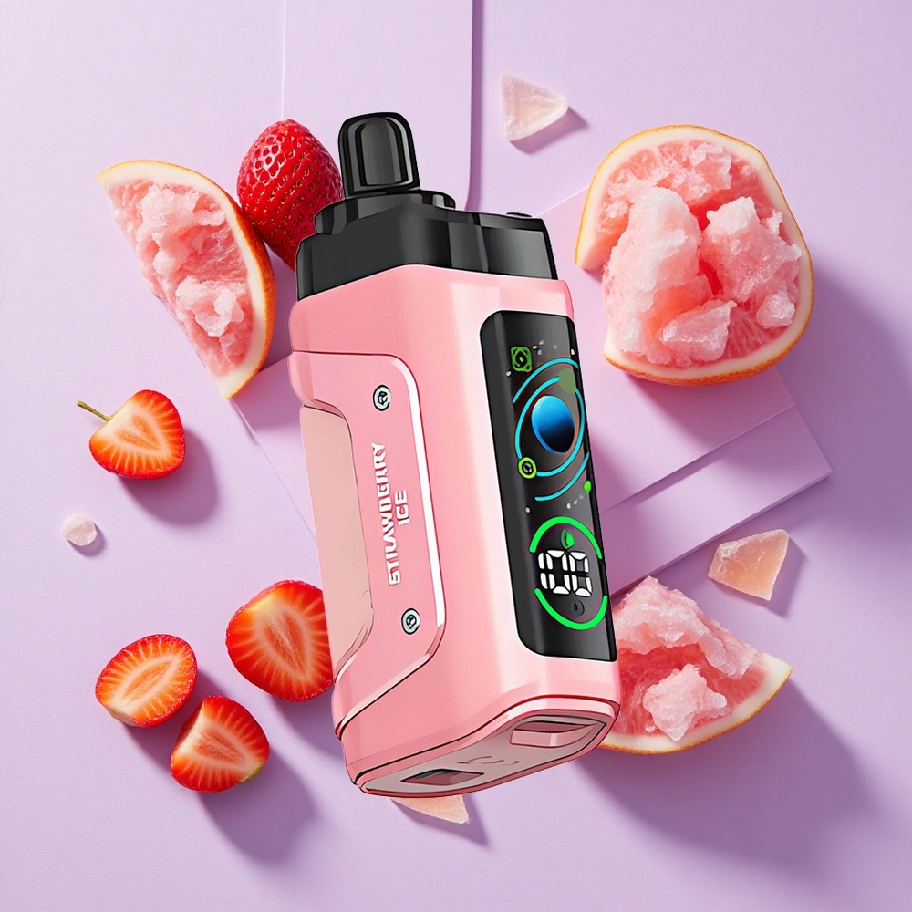 Truskawkowo-Lodowa Razz Bar 45000 Puffs z Osiągalnymi 45000 Puffami Poland vape wholesale