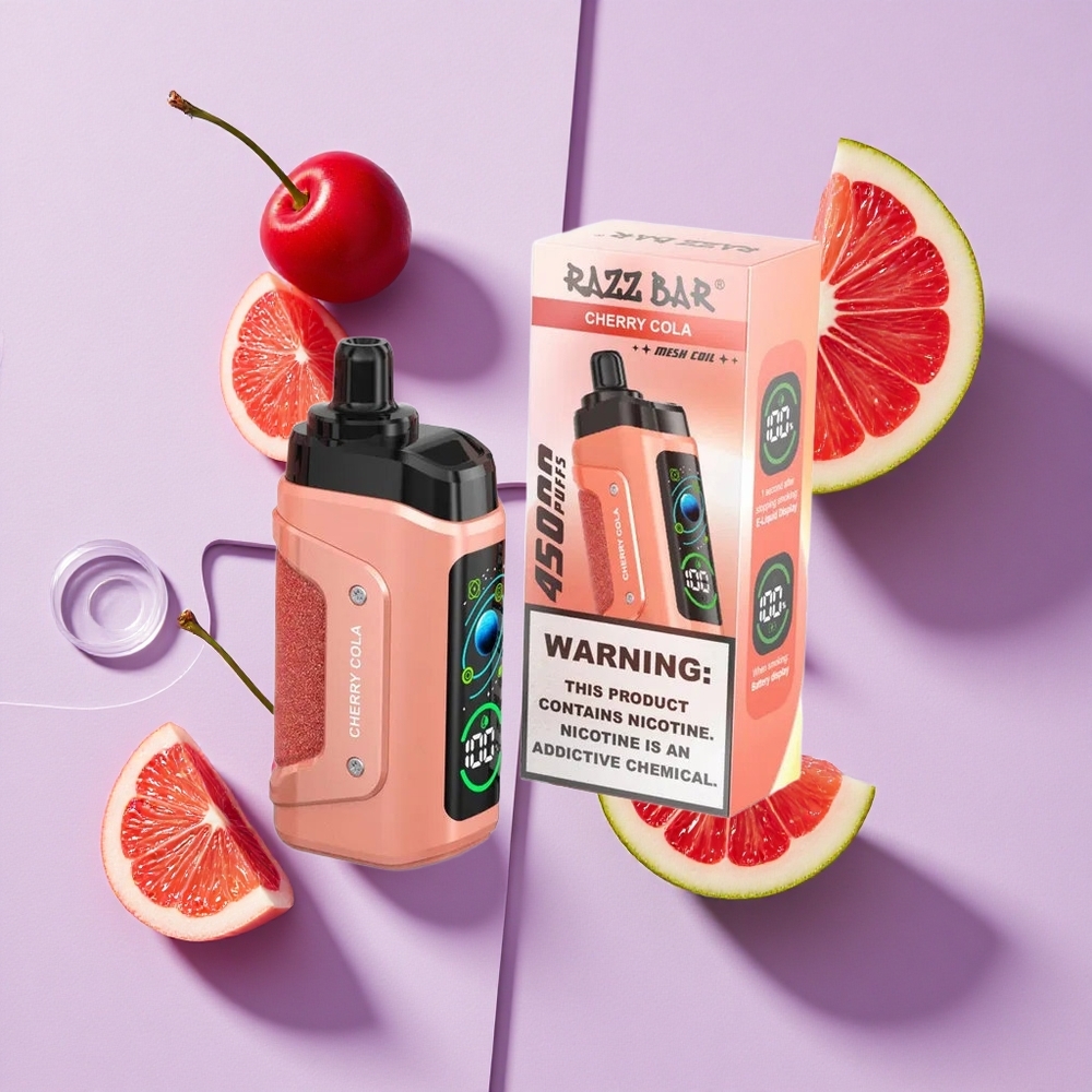 Wiśnia Cola Razz Bar 45000 Puffs Typ-C Poland vape wholesale