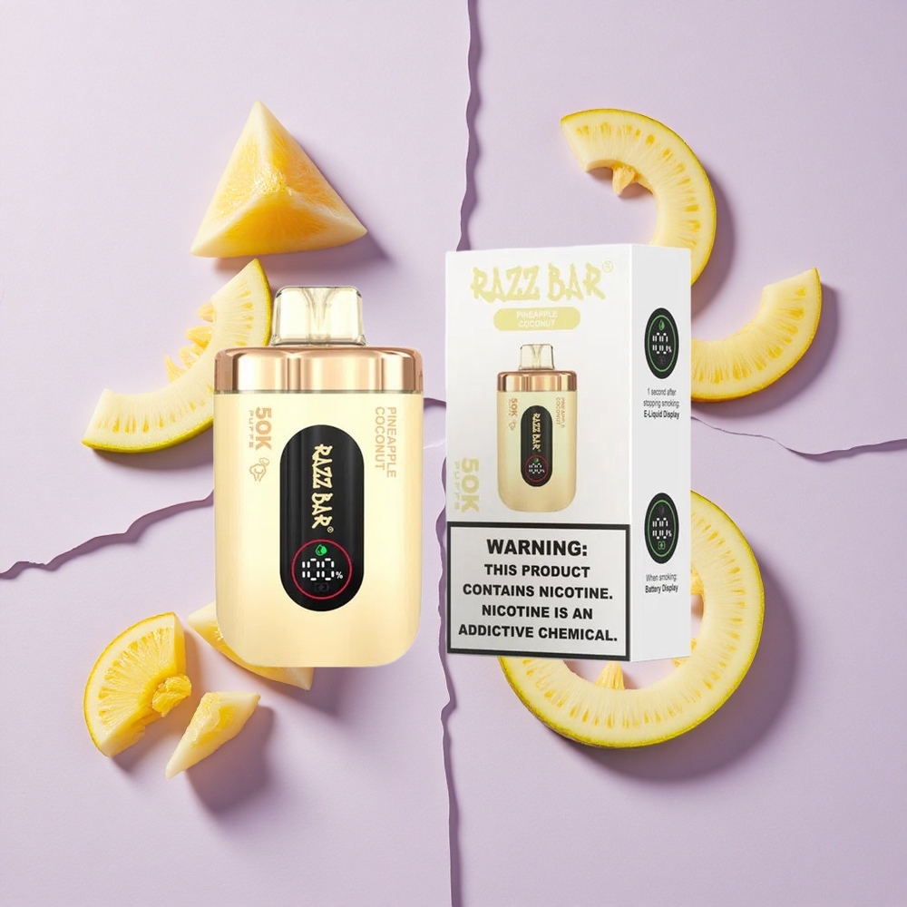 Ananas Kokos Razz Bar 50K Puffs 50000 Zaciągnięć Poland vape wholesale
