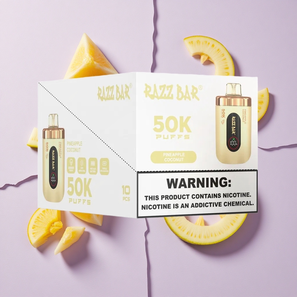 Ananas Kokos Razz Bar 50K Puffs 50000 Zaciągnięć Poland vape wholesale