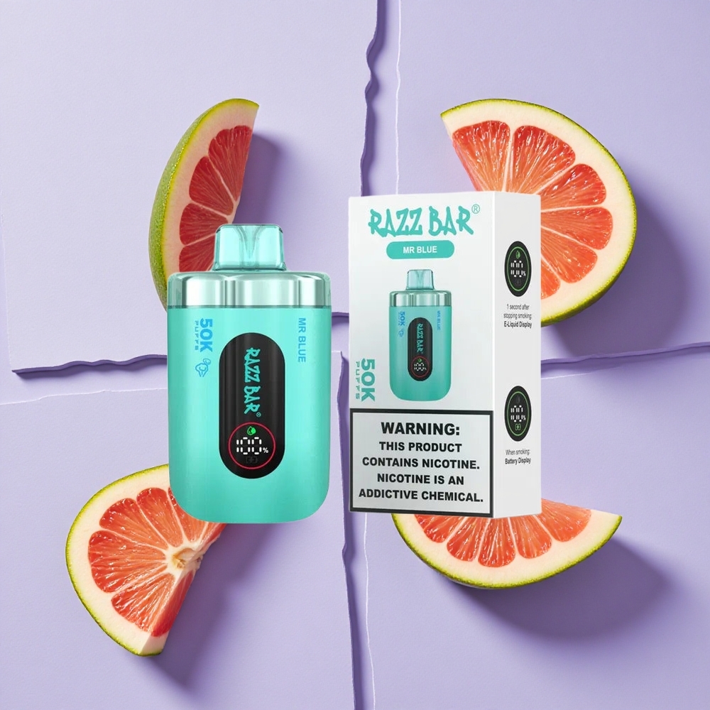 Niebieski Razz Bar 50K Puffs 50000 Zaciągnięć Poland vape wholesale