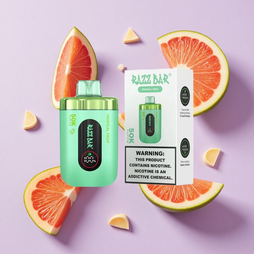 Owoc Tropikalny Razz Bar 50K Puffs 650 Mah Poland vape wholesale