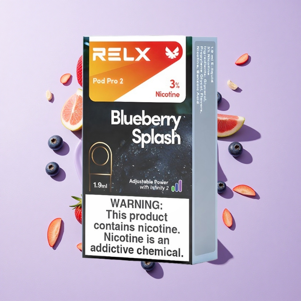 Borówkowa Eksplozja RELX Pod Pro 2 600 Puffs 3% Nikotyny Poland vape wholesale