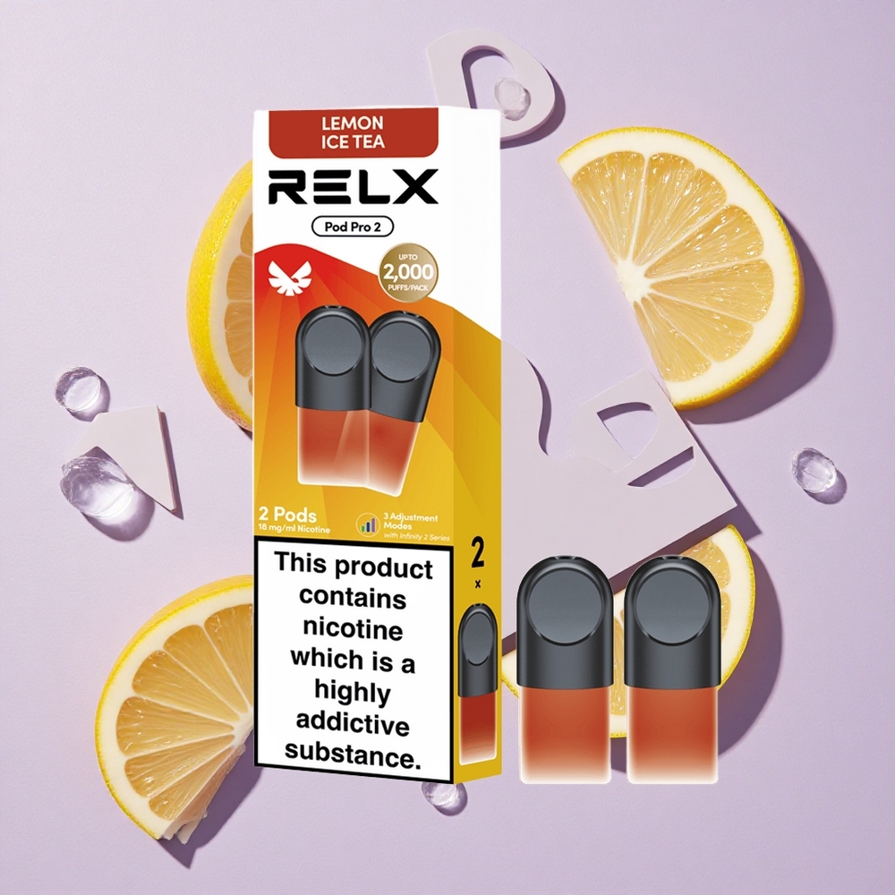 Herbata-Limonada Lód RELX Pod Pro 2 600 Puffs 1,8% Nikotyny Poland vape wholesale