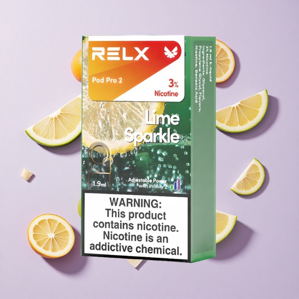 Kombinacja Smakowa Limonkowa Iskra RELX Pod Pro 2 600 Puffs 3% Nikotyny Poland vape wholesale