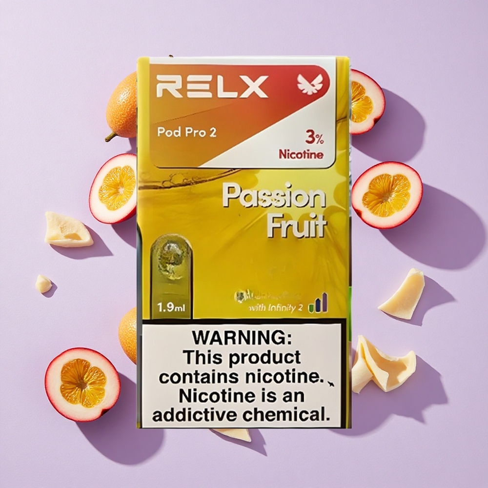Męczą Owoc Pasja RELX Pod Pro 2 600 Puffs 3% Nikotyny Poland vape wholesale