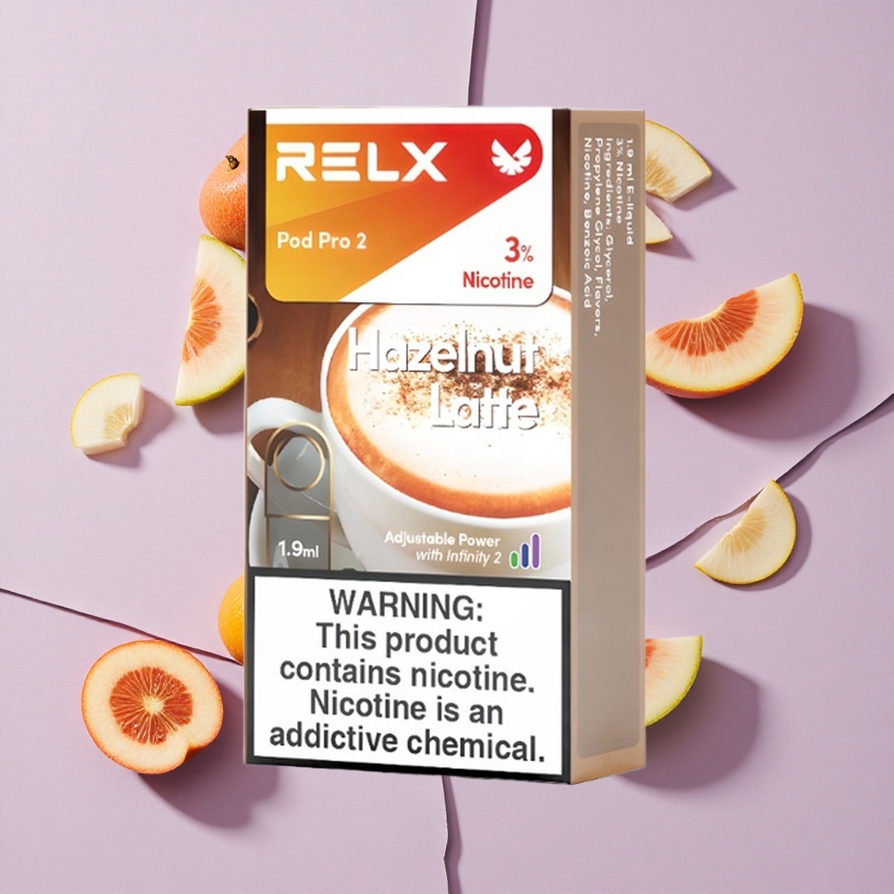 Orzech Laskowy Latte RELX Pod Pro 2 600 zaciągnięć Poland vape wholesale