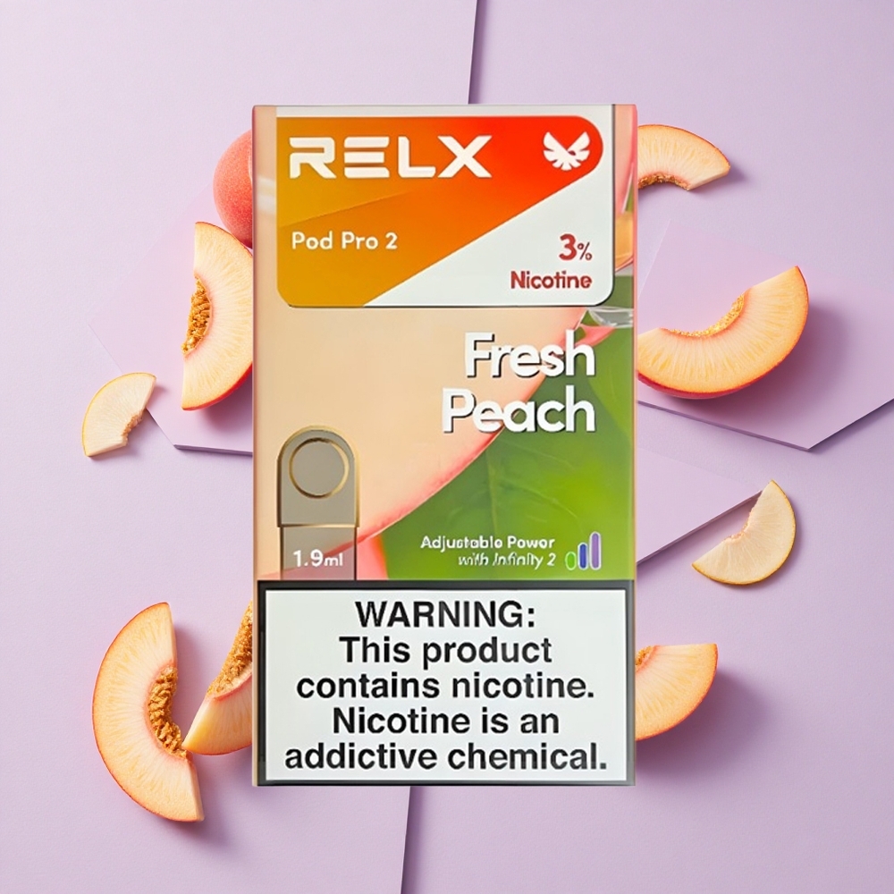 Świeża Brzoskwinia RELX Pod Pro 2 600 zaciągnięć Poland vape wholesale