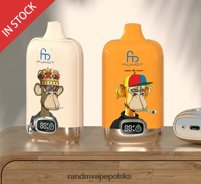 Fumot Original RandM Digital Box Urządzenie do waporyzacji z baterią i wyświetlaczem cieczy o pojemności 12000 624VFR11 różowa lemoniada - RandM Vape Online