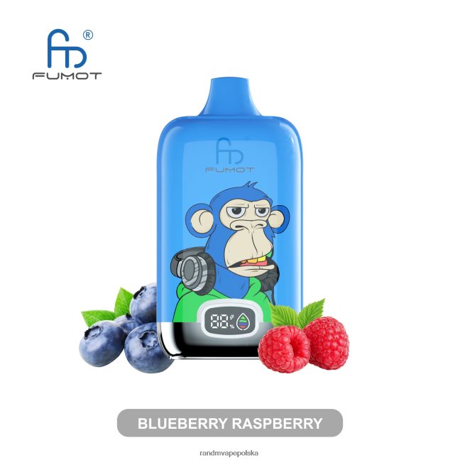 Fumot Original RandM Digital Box Urządzenie do waporyzacji z baterią i wyświetlaczem cieczy o pojemności 12000 624VFR11 różowa lemoniada - RandM Vape Online
