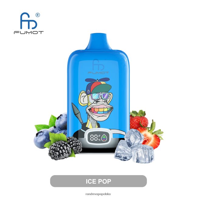 Fumot Original RandM Digital Box Urządzenie do waporyzacji z baterią i wyświetlaczem cieczy o pojemności 12000 624VFR11 różowa lemoniada - RandM Vape Online