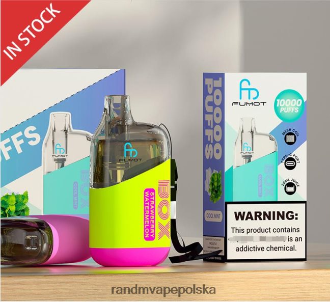 Fumot Original RandM Tornado Box 10000 urządzenie do waporyzacji z kontrolą przepływu powietrza 1 szt 624VFR93 arbuz truskawkowy - RandM Tornado Polska