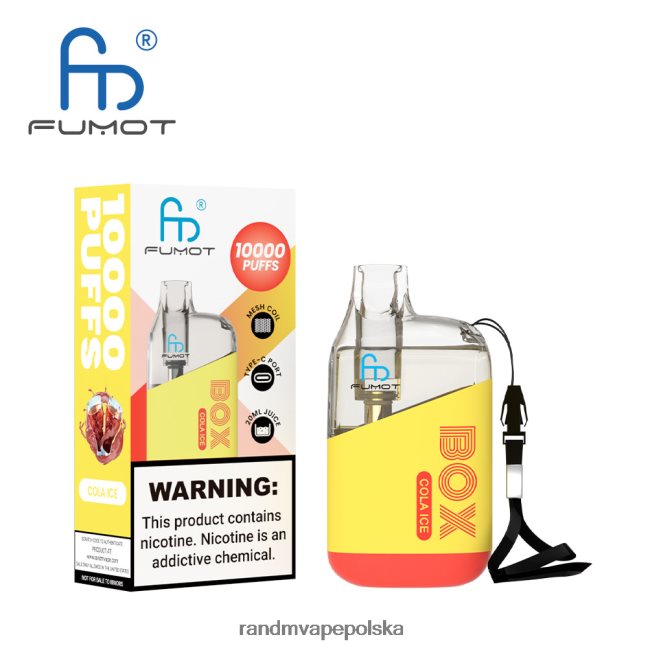Fumot Original RandM Tornado Box 10000 urządzenie do waporyzacji z kontrolą przepływu powietrza 1 szt 624VFR95 jagoda malina - RandM Vape Warszawa