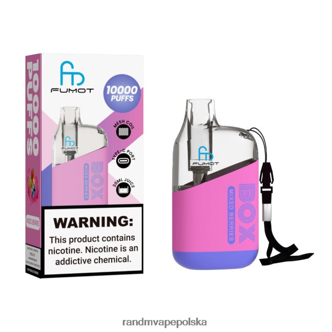 Fumot Original RandM Tornado Box 10000 urządzenie do waporyzacji z kontrolą przepływu powietrza 1 szt 624VFR97 kiwi, marakuja, gujawa - RandM Tornado Warszawa